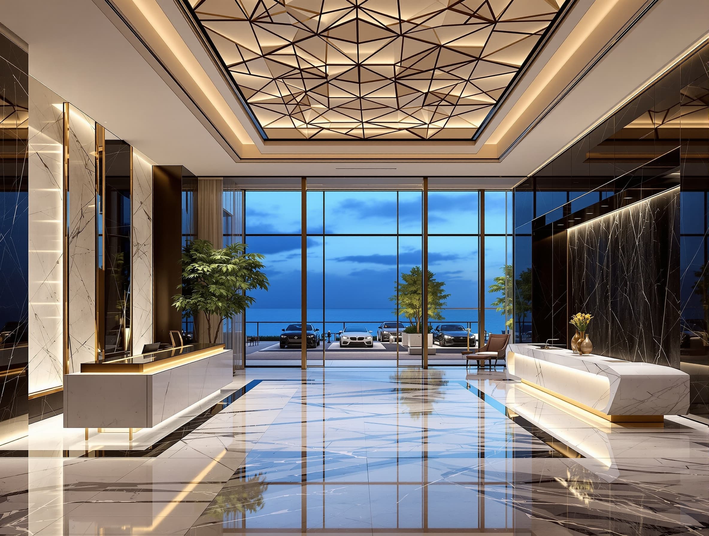 Miami tower — Lobby